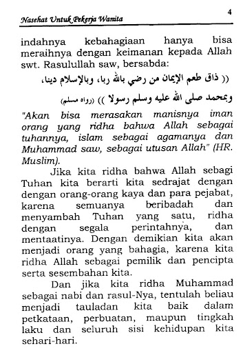 Nasihat Untuk Wanita Pekerja Screen 3