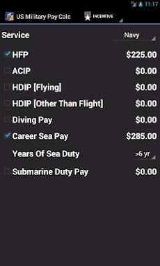 US Military Pay Calc Plusのおすすめ画像2