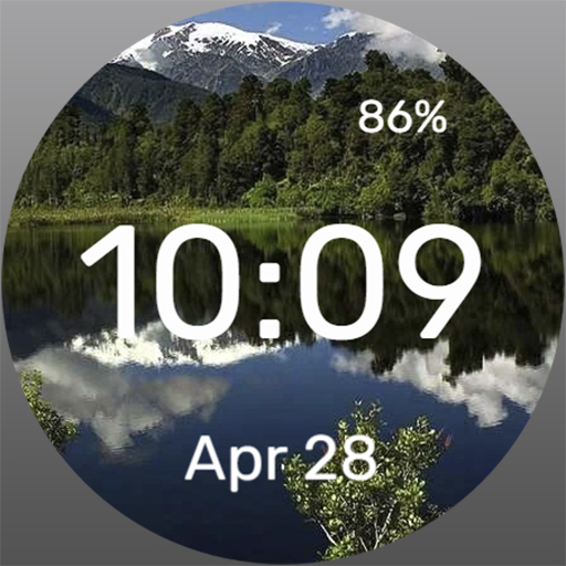 Peaceful Lake - Watch Face Download on Windows