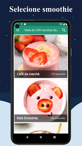 Visualização do aplicativo