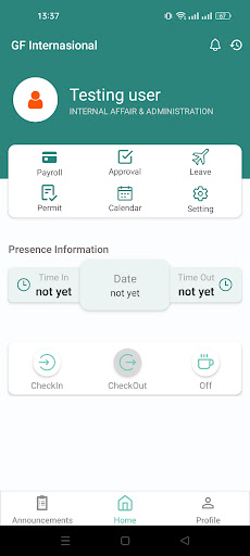 GFI HRIS Screen 2