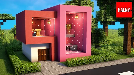 Pink house kawai mod minecraft