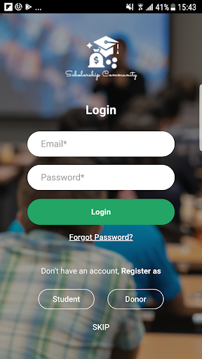 Android application Schocom screenshort