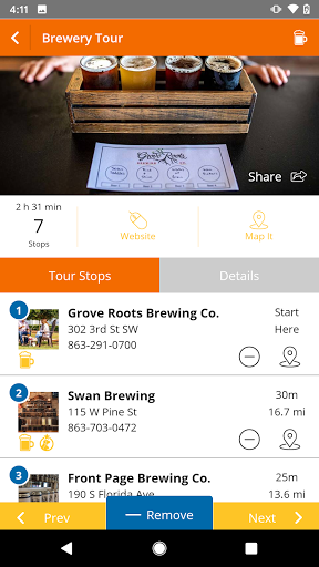 Screenshot of Visit Central Florida
