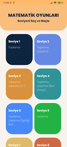 Android application Pratik Matematik screenshort