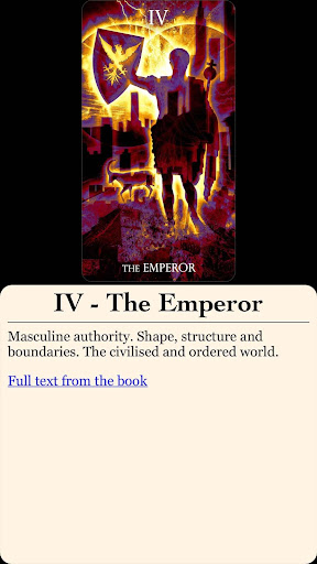 Screenshot of Healing Light Tarot