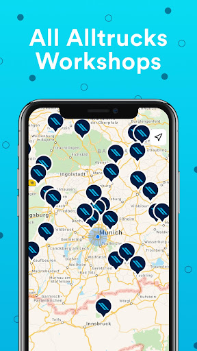 Android application Alltrucks Map screenshort