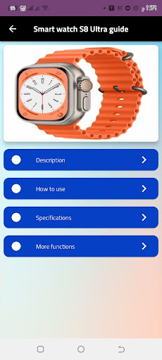 Smart watch S8 Ultra guide Screen 2