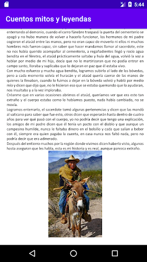 Cuentos mitos y leyendas