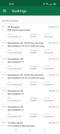 Android application Haugaland Taxi 08181 screenshort