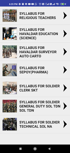 Army Agniveer Exam Screen 2