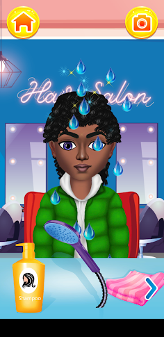 Hair salon game - Screenshot 2