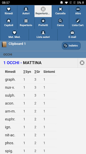 Repertorio Synthesis Demo (IT) Screenshot