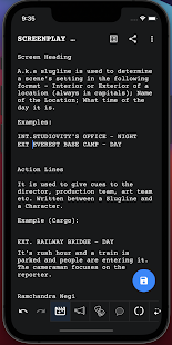 Studiovity - Screenwriting App Screenshot