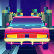 High Speed Neon Car Endless Driving Simulator Game