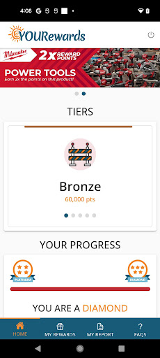 Android application YBC YOURewards screenshort