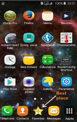 Android application Favorite links Pro screenshort