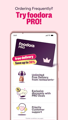 Screenshot of foodora: Food & Groceries