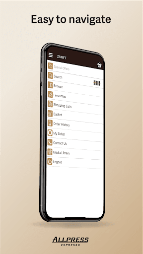 Allpress B2B Order Hub Screen 3