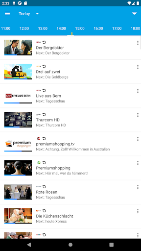 Android application Thurcom TV screenshort