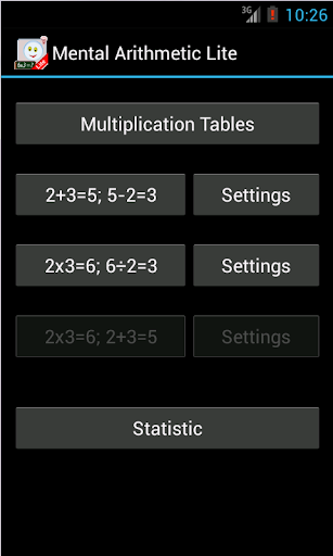 My Mental Arithmetic Lite Screen 3