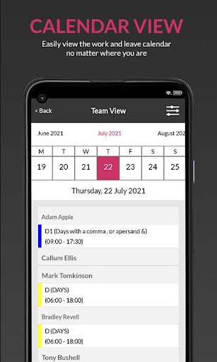 WhosOffice Screen 2
