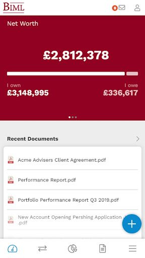 Android application yourBIML screenshort