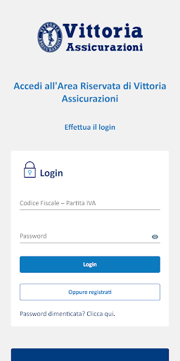 Android application MyVittoria screenshort