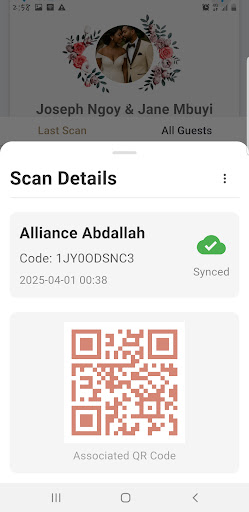 Ziarama wedding guest app