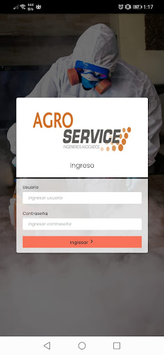 Android application Tratamientos AgroService screenshort