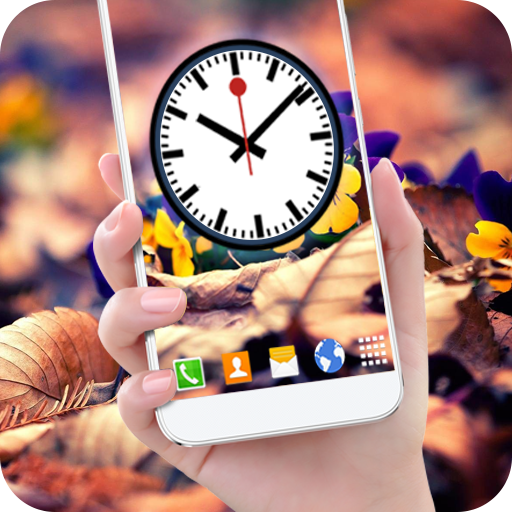 Flowers Clock Live Wallpapers