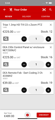 Android application KD Electronics screenshort