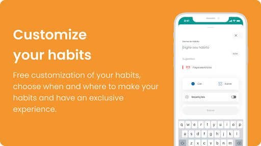 Constante: Habits and Goals Screen 2