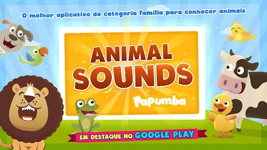 Jogo Online para Crianças com Sons de Animais