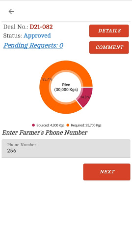 Android application weSource Agent screenshort