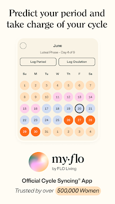 MyFlo® Period Tracker Calendarのおすすめ画像1
