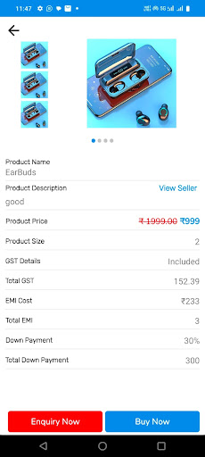 StarWayMart Online Shopping Screen 2