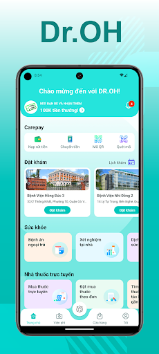 Android application DROH Bệnh Viện Đa Khoa Bỏ Túi screenshort