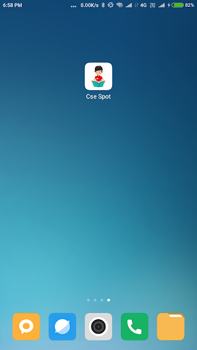 Android application Cse spot screenshort
