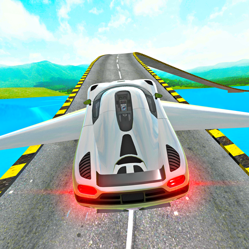 Flying Car Driving Stunt Game logo