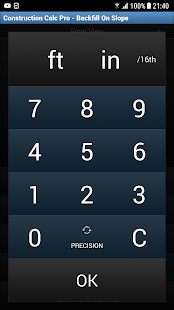 Construction Calculator Pro Captura de pantalla