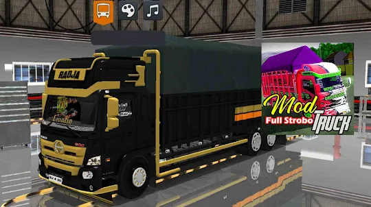Mod Bussid Truck Full Strobo