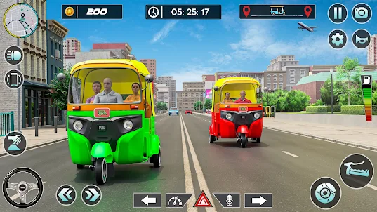 Tuk Tuk Rickshaw Driver 3D