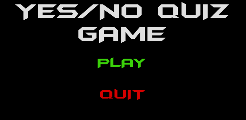 Yes/No Quiz Game