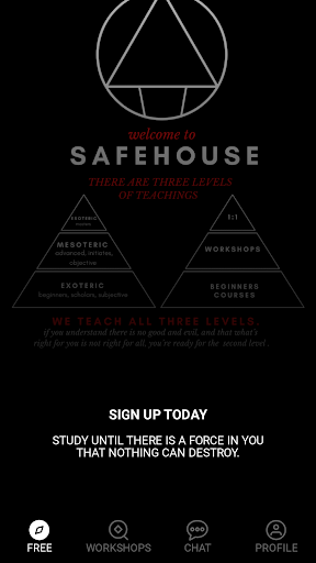 Android application SAFEHOUSE Global screenshort