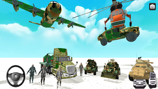 Android application Army Helicopter Games screenshort