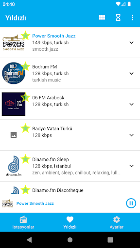 Turkey Radio Stations Screen 2
