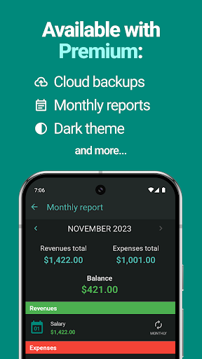 Screenshot of EasyBudget - Budget planning