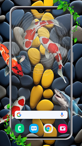 Android application Fish Live Wallpaper Tank Touch screenshort