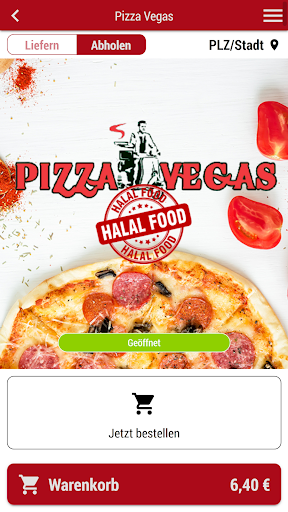 Android application Pizza Vegas screenshort